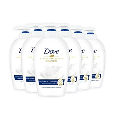 Afbeelding van Dove Vloeibare zeep handen diepe voeding, 6 stuks à 250 ml