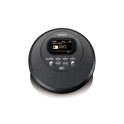 Afbeelding van Lenco CD 500BK Draagbare speler met DAB+/FM radio en Bluetooth® Zwart