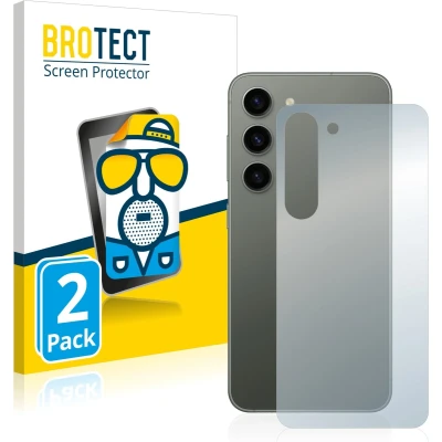 Afbeelding van BROTECT Screenprotector voor Samsung Galaxy S23 (Achterkant) Folie Beschermfolie matte (2 Stuks)