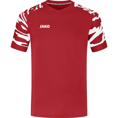 Afbeelding van JAKO Shirt Wild KM Sportrood/wit