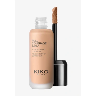 Afbeelding van KIKO Milano FULL Coverage 2 IN 1 Foundation AND Concealer Concealer, Dames, Maat: 25 ml, Neutral 37