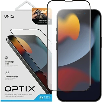 Afbeelding van UNIQ Optix Vivid glas voor iPhone 14 / 13 Pro met applicator