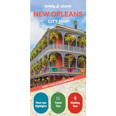 Afbeelding van Lonely Planet New Orleans City Map