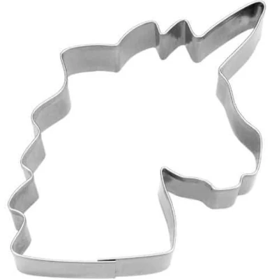 Afbeelding van Patisse Uitsteekvorm Eenhoorn 8 Cm Rvs Zilver