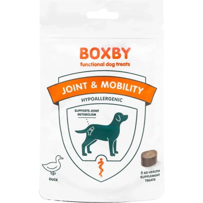 Afbeelding van Boxby Functional Treats Joint &amp; Mobility Hondensnacks Eend 100 g