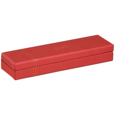 Afbeelding van RHODIA 319783C etui, 21 x 5,5 3 cm, oranje buitenmateriaal van kunstleer collectie Home Office Rhodiarama organisatie voor kantoor en opslag design
