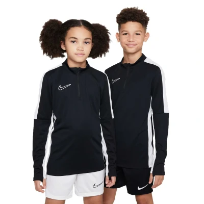 Afbeelding van Nike Performance DF Drill Unisex Longsleeve voor kinderen, Maat: 140 152, Black/white