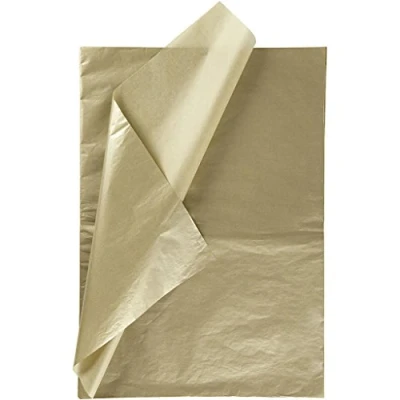 Afbeelding van Tissuepapier, vel 50x70 cm, 14 gr, 25 vellen, goud