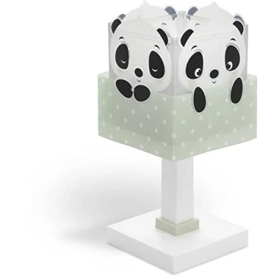 Afbeelding van Dalber Tafellamp Panda Junior 30,5 Cm E14 40w Groen/wit/zwart