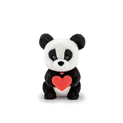 Afbeelding van Trudi Trudini knuffel Panda 17 cm Hoge kwaliteit pluche Knuffeldier voor jongens en meisjes Zwart Wit 9x17x10 maat XS