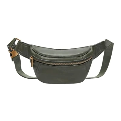 Afbeelding van LIEBESKIND BERLIN Schoudertas Gordeltas Chudy Sheep Natural Beltbag Cypress Green Donkergroen