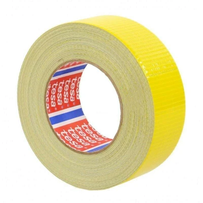Afbeelding van Tesa 4662 Sterke ducttape geel 50m x 48mm