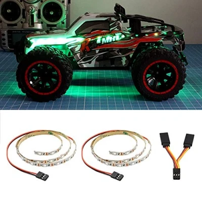 Afbeelding van Led lichtstrip voor RC auto&#039;s, vaste vleugel, vliegtuig, AR vleugel drone model, vrachtwagen (groen)