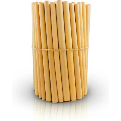 Afbeelding van Herbruikbare Bamboe Rietjes 50 14cm Bulk Sterk &amp; Duurzaam Cocktail Biologisch Afbreekbaar Milieuvriendelijk Vaatwasserbestendig Bambaw