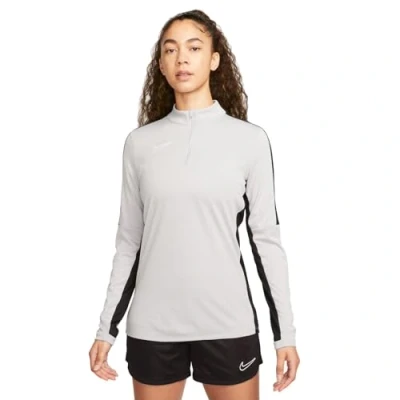 Afbeelding van Nike Performance Academy 23 Drill Trainings Longsleeve, Dames, Maat: XL, Wolf grey black white