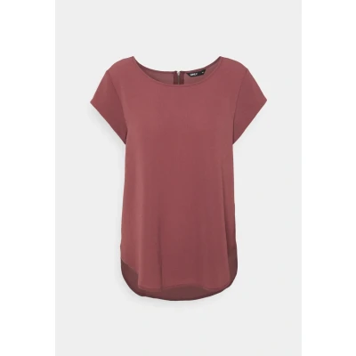 Afbeelding van ONLY Onlvic Solid Blouse, Dames, Maat: 44, Rose brown
