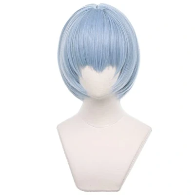 Afbeelding van HIROAKIYA Reis Ayanami Pruik, Cosplay Pruik met Cap