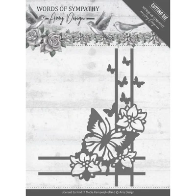 Afbeelding van Dies Amy Design Words of Sympathy Corner