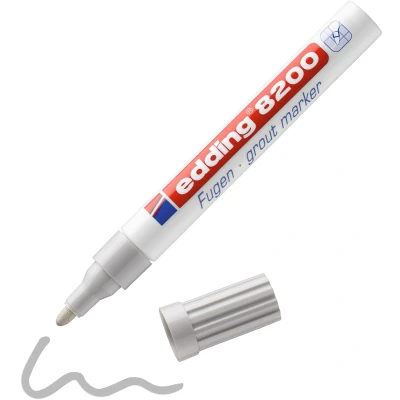 Afbeelding van edding 8200 voegenmarker blister van 1 zilvergrijs