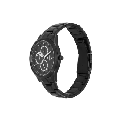 Afbeelding van Armani Exchange heren Horloge en armband set van 2 AX7154SET in de kleur Zwart