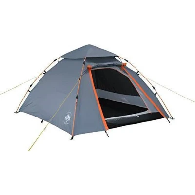 Afbeelding van Lumaland Koepeltent Quick Up System Outdoor Grijs 3 Persoons