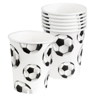Afbeelding van Voetbal bekers Football 210ml 10 stuks