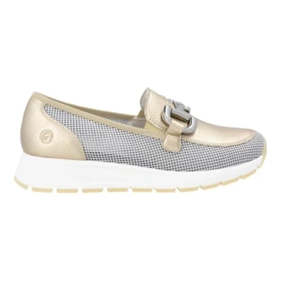Afbeelding van Remonte dames slip on schoenen goud