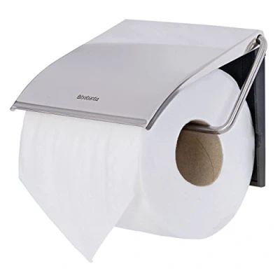 Image de Brabantia 414589 porte rouleau pour papier wc inox brillant