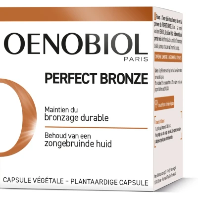 Afbeelding van OENOBIOL Perfect Bronze 30 Bruinings Capsules Bruiningsversneller Bruinen zonder zon caps