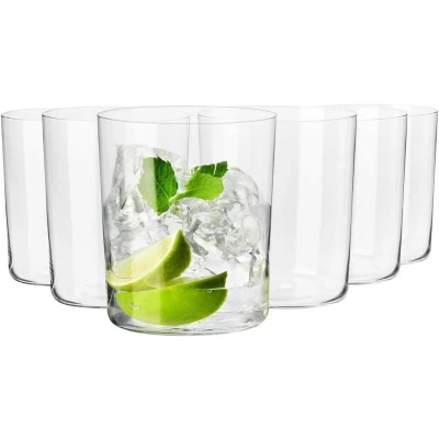 Afbeelding van KROSNO Ciderglazen, water en andere dranken, set van 6 glazen, 500 ml, collectie, ideaal voor thuis, restaurant feesten, vaatwasmachinebestendig
