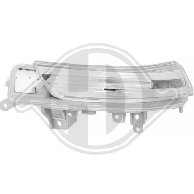Afbeelding van DIEDERICHS 6645026 Knipperlichten Wit rechts, Buitenspiegel TOYOTA: Prius III Hatchback, iQ, Verso S