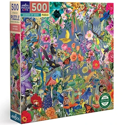 Afbeelding van Puzzel Eeboo Garden of Eden 500 stukjes