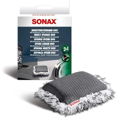 Image de SONAX Éponge Insectes Duo (1 pièce) pour vitres, peintures et Plastiques Réf: 04272000, Gris