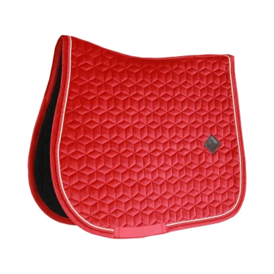 Afbeelding van Rood fluwelen zadeldek
