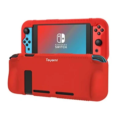 Afbeelding van Teyomi Coque Compatible avec Nintendo Switch, Étui Protection Silicone Switch Couvre Absorption des Chocs et Anti Rayures