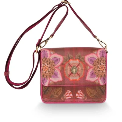 Afbeelding van Pip Studio Fenna Cross Body Flores Felices Schoudertas Rood 19x6x16cm