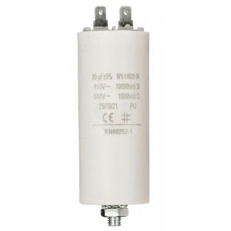 Afbeelding van Condensator Aanloop 20.0 μF (Max. 450V, Aarde)