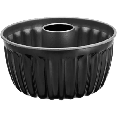 Afbeelding van Original Kaiser Inspiration kleine tulbandvorm 17 cm, geribbeld design, rond, mini tulbandvorm, springvorm voor 1/2 recept