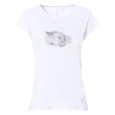 Afbeelding van Vaude Tekoa Tshirt print, Dames, Maat: 34, White lavender