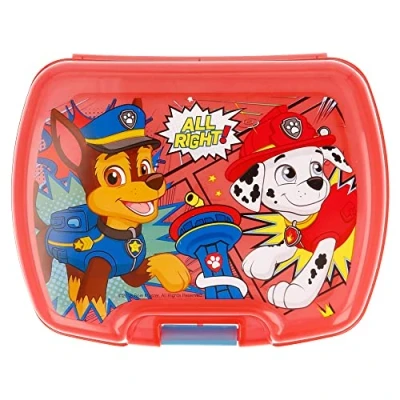 Afbeelding van Stor 8412497189274Premium enkele broodtrommel, maat L, Paw Patrol Comic