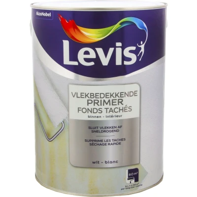 Afbeelding van Levis primer vlekbedekkend 5l wit