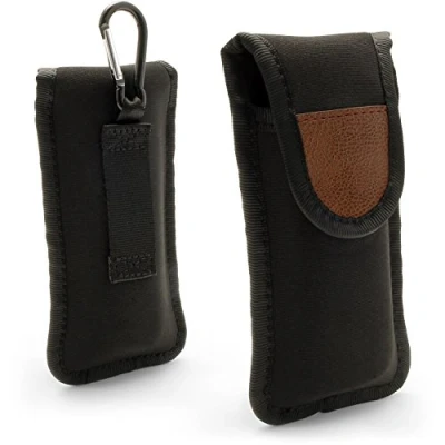 Afbeelding van iGadgitz U6550 Zwarte Neopreen Case Compatibel met Digitale Dictafoon Voice Recorder (Binnenafmetingen: 125 x 45 21 mm)