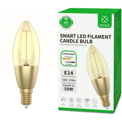 Afbeelding van Woox R5141 Filement slimme LED lamp E14 WiFi