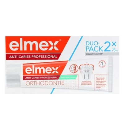 Afbeelding van Elmex Anti Caries Tandpasta Professional Expert 8 18 Jaar Set van 2 x 75 ml