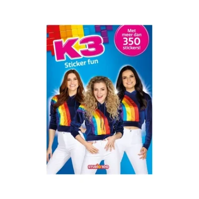 Afbeelding van K3 stickerboek Sticker Fun met meer dan 350 stickers