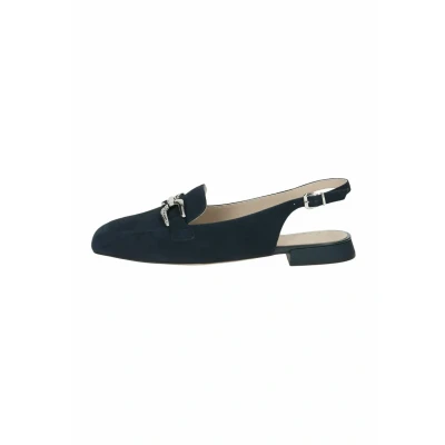 Afbeelding van Caprice Slingback ballerina ́s, Dames, Maat: 36, Ocean suede Leer