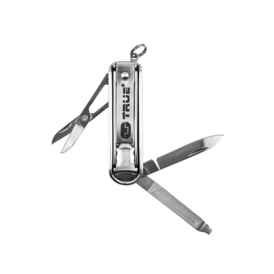 Afbeelding van Multifuncitonele mes True Nailclip tu215k Nagelknipper 6 in 1 Zilver