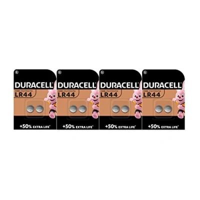 Afbeelding van 8 x Duracell LR44 A76 V13GA 76A (4 lampen met 2 batterijen) batterijen