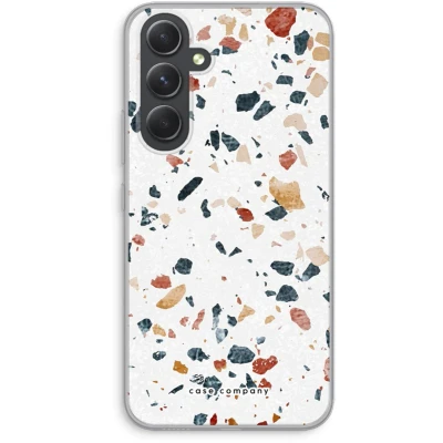 Afbeelding van Case Company® hoesje geschikt voor Samsung Galaxy A54 Terrazzo N4 Soft Cover Telefoonhoesje Bescherming aan alle Kanten en Schermrand