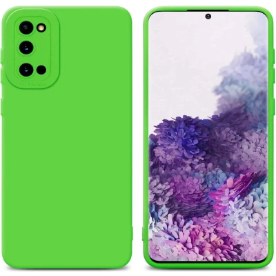 Afbeelding van Cadorabo Hoesje geschikt voor Samsung Galaxy S20 in Fluid GROEN Beschermhoes gemaakt van flexibel TPU silicone Cover Case